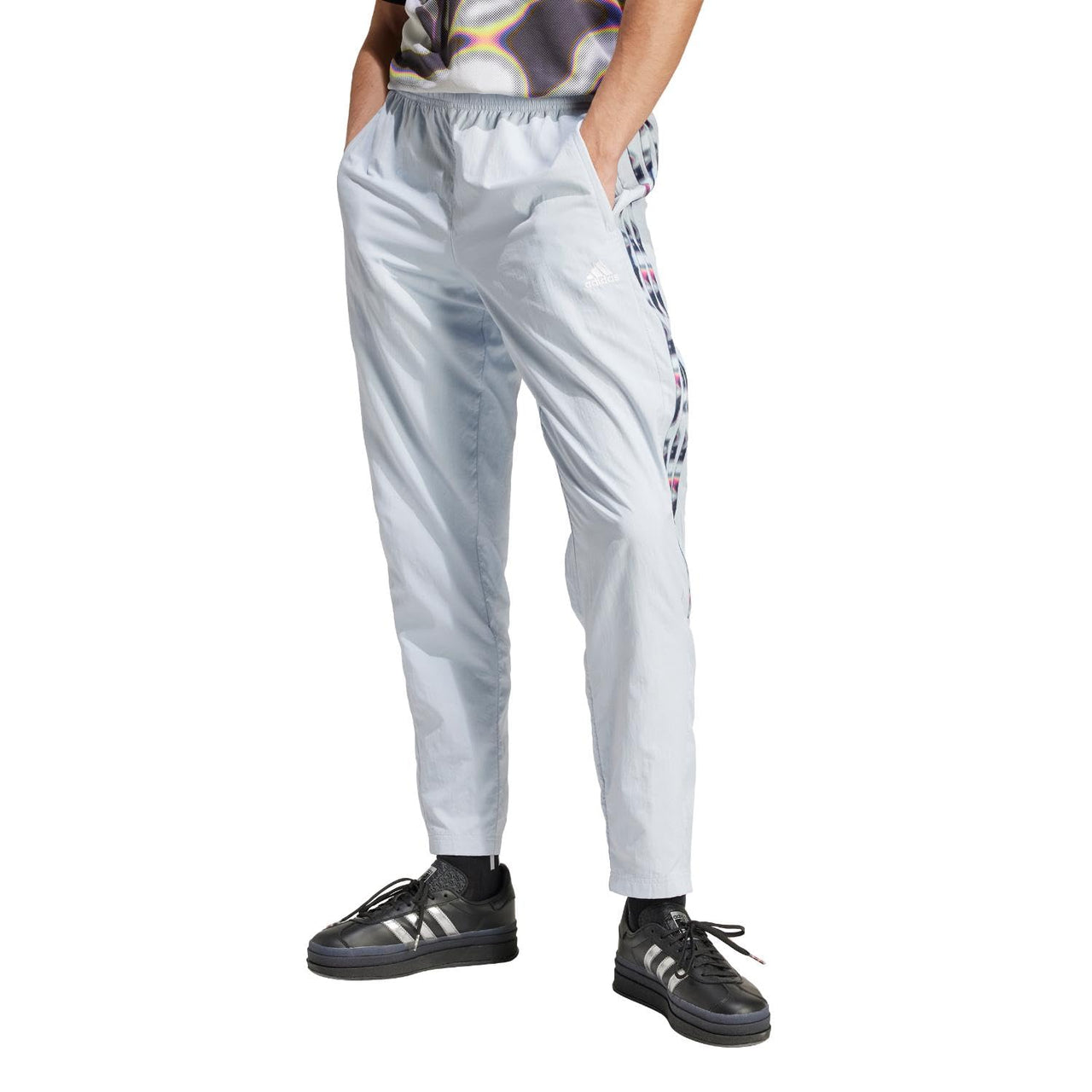 adidas Mens Pride Tiro Pants Halo Blue