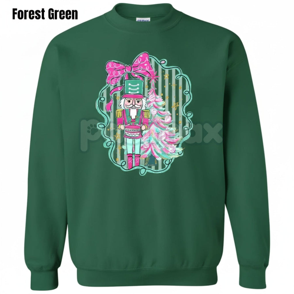 Chunky Nutcracker Holiday Sweatshirt 'NLB' – Festive Vintage Christmas Style Crewneck