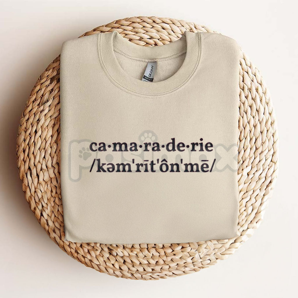 Sabrina Carpenter Camaraderie Embroidered Shirt – Unisex, Relaxed Fit Tee for Concert & Fan Apparel