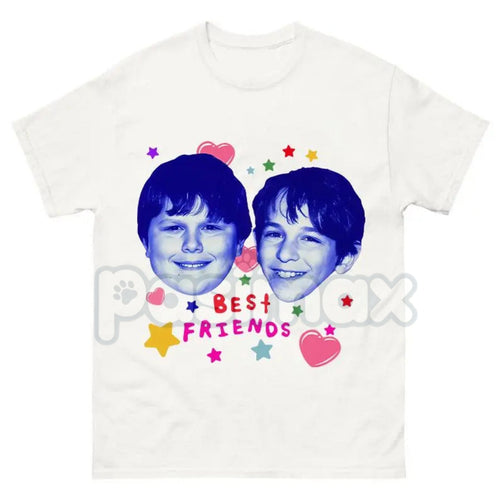Best Friends - Greg and Rowley - Diary of a Wimpy Kid - Meme Shirt - Nostalgic Book Fan Tee, Funny Middle Grade Humor Apparel, Unisex Menswear Gift