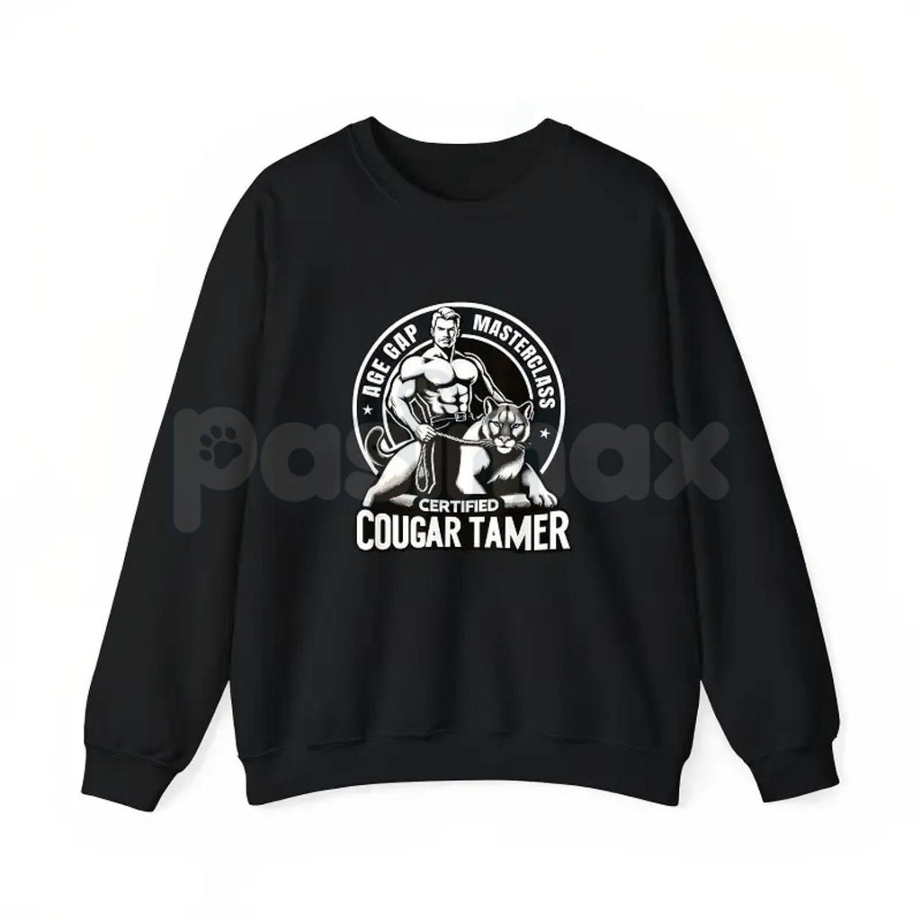 Certified Cougar Tamer Shirt – Funny Inappropriate Humor Hoodie & Sarcastic Gag Gift Sweatshirt