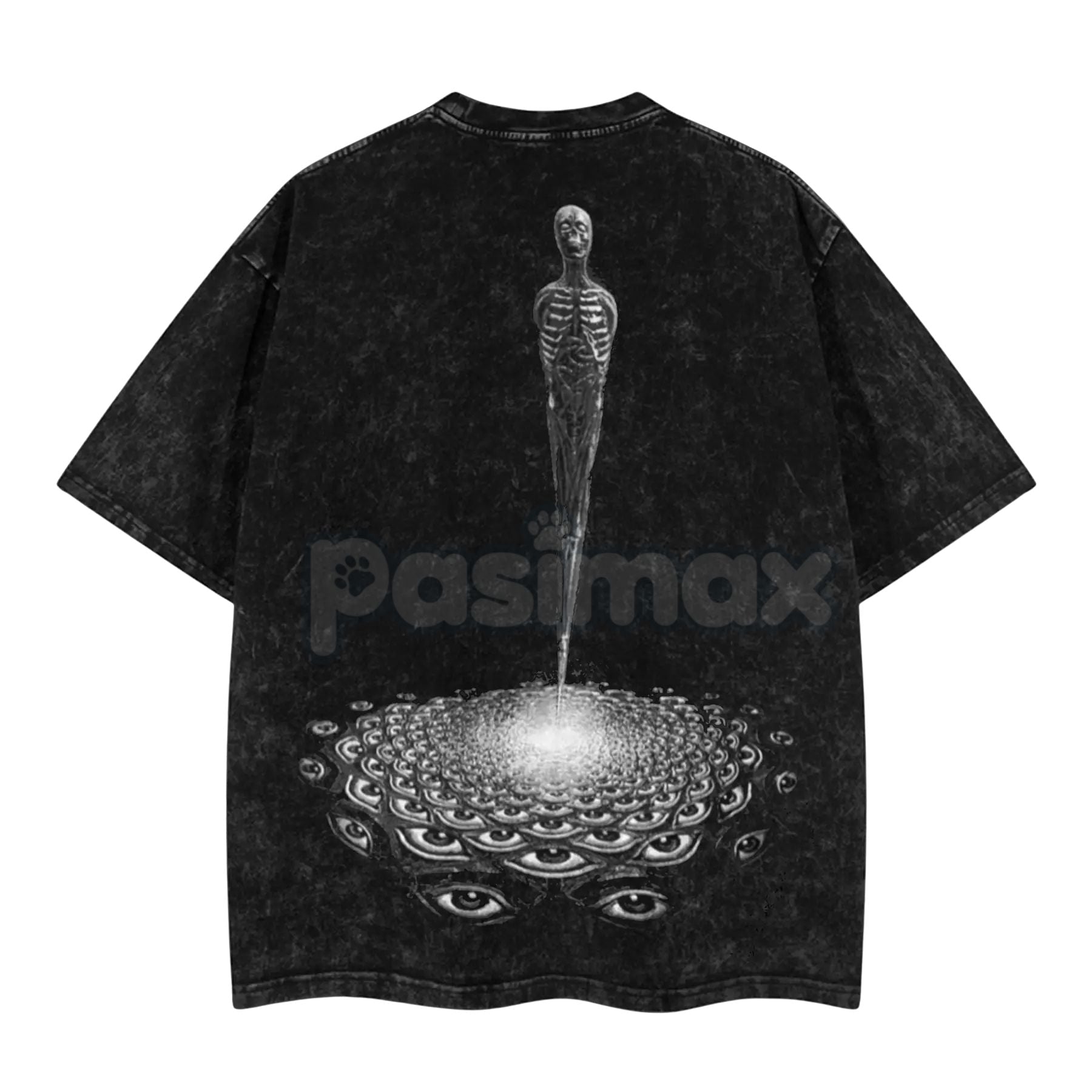 Tool Band 'Convex Spectre' Retro Unisex Acid Washed T-Shirt – Vintage Rock Band Graphic Tee