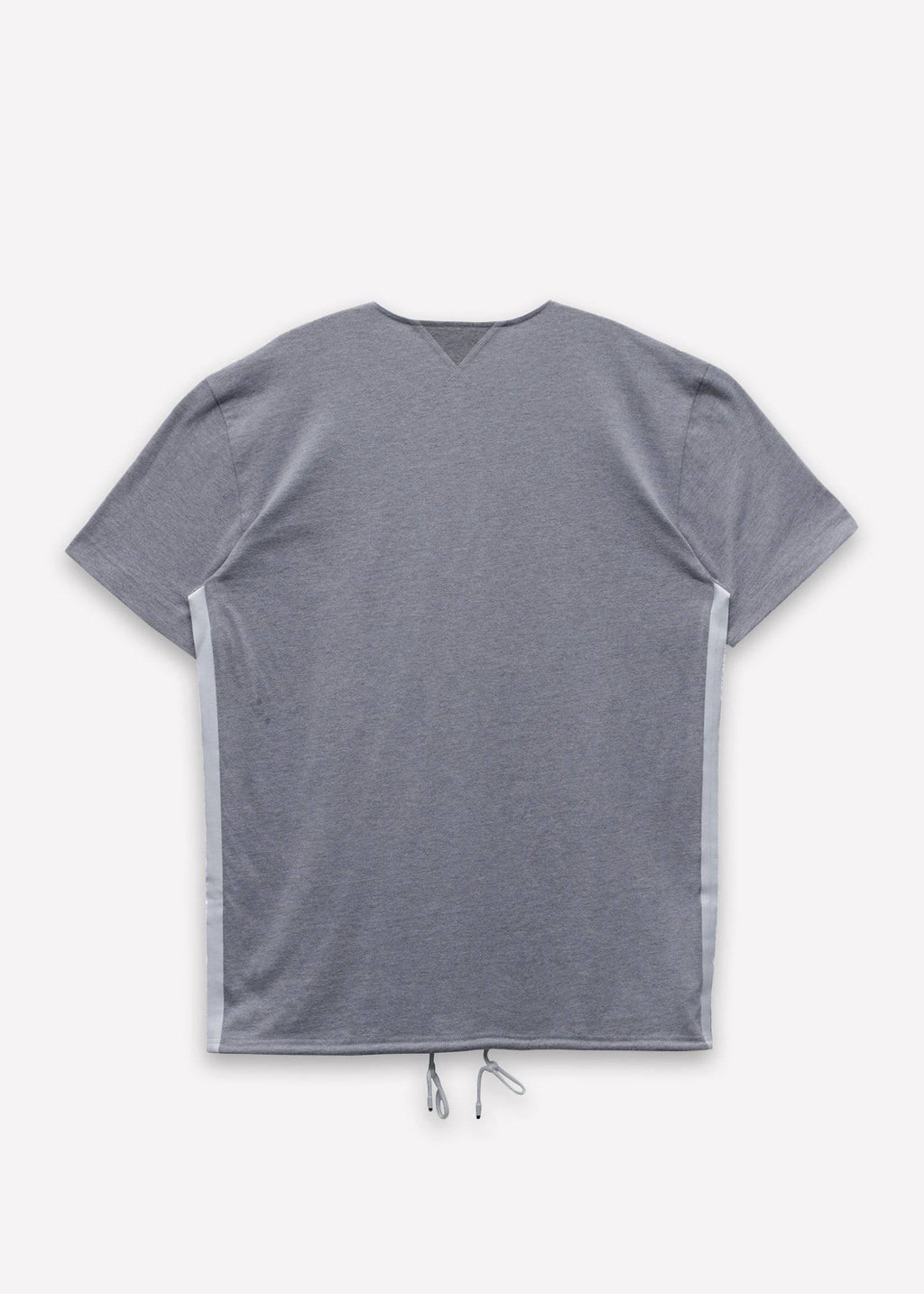 Men's Side Seam Tape Short Sleeve Tee in Heather Grey