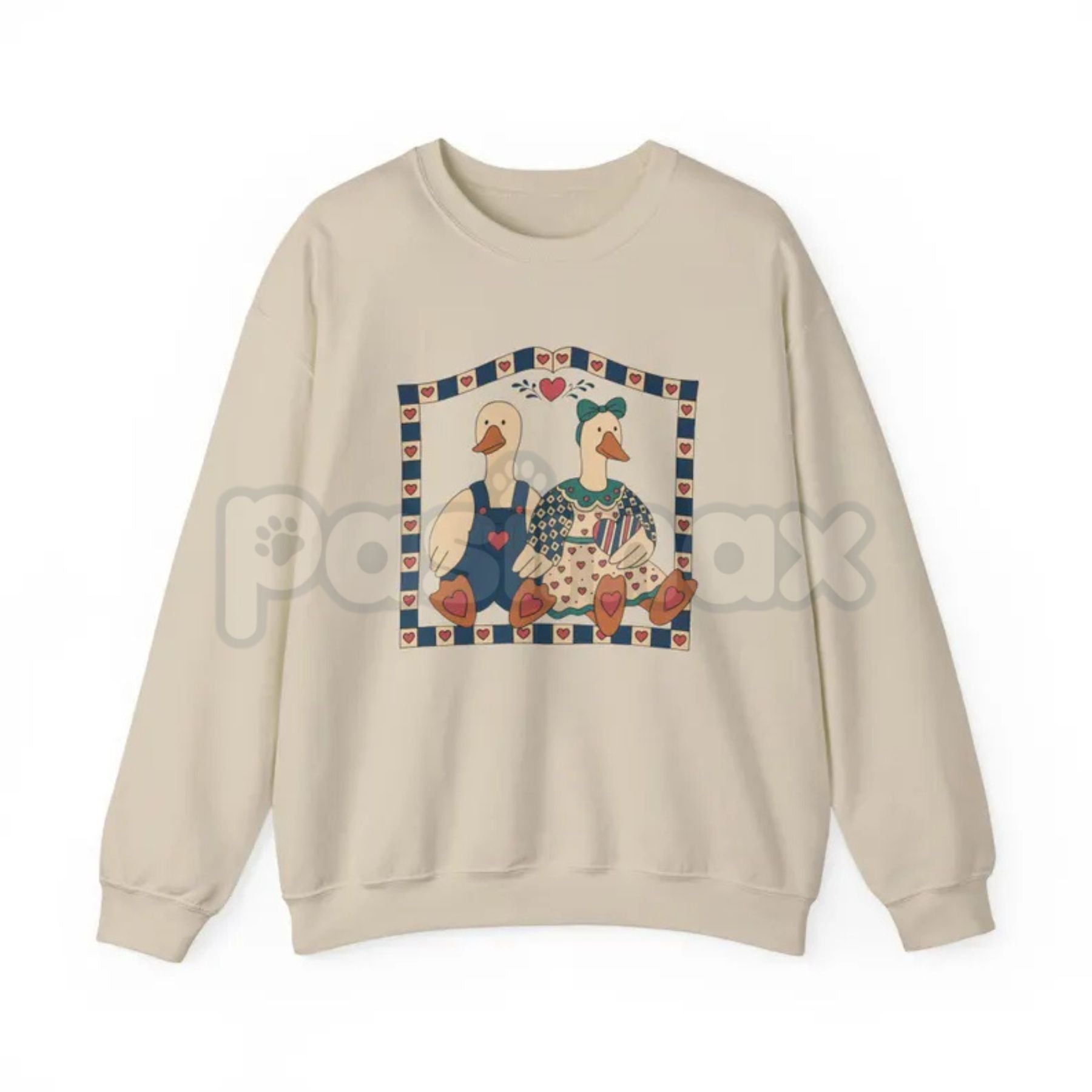Retro Geese Nature Sweatshirt | Heritage Wildlife Graphic Jumper | Vintage Bird Watcher Crewneck | Minimalist Cabin Core Apparel