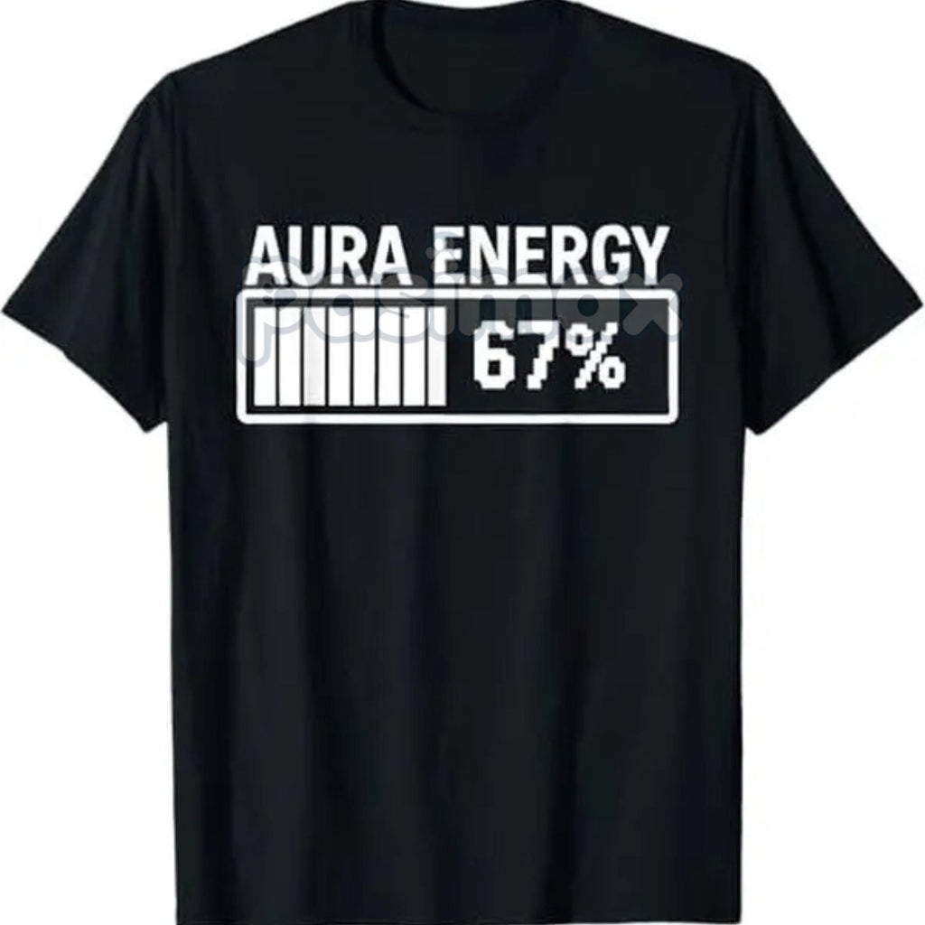 Viral "67" T-Shirt - Funny Gen Alpha Slang Tee, High Aura Energy Graphic Design