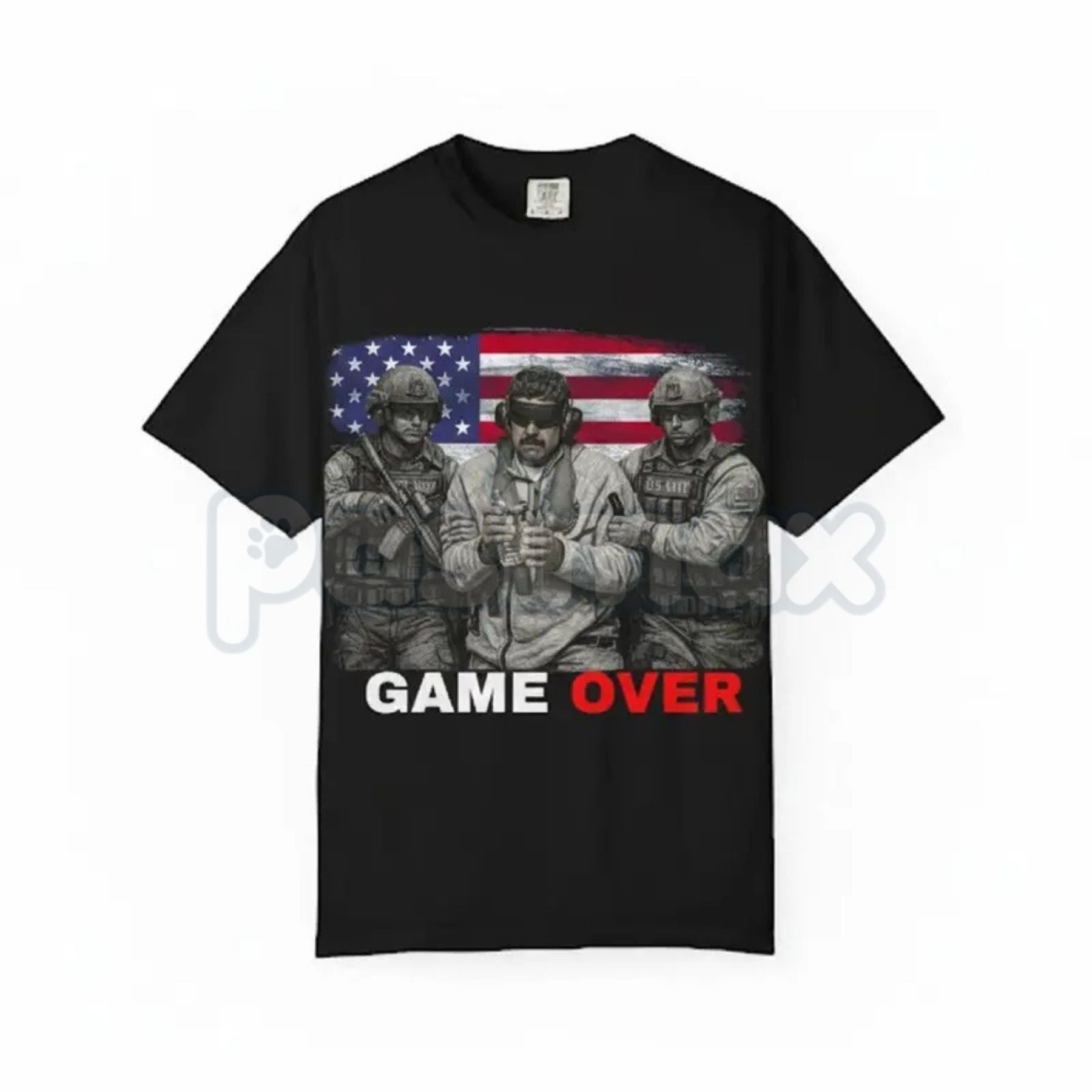 Maduro "Game Over" T-Shirt – Political Statement Graphic Tee, Venezuela Freedom Apparel, Bold Activism Shirt, Vintage Style Protest Top