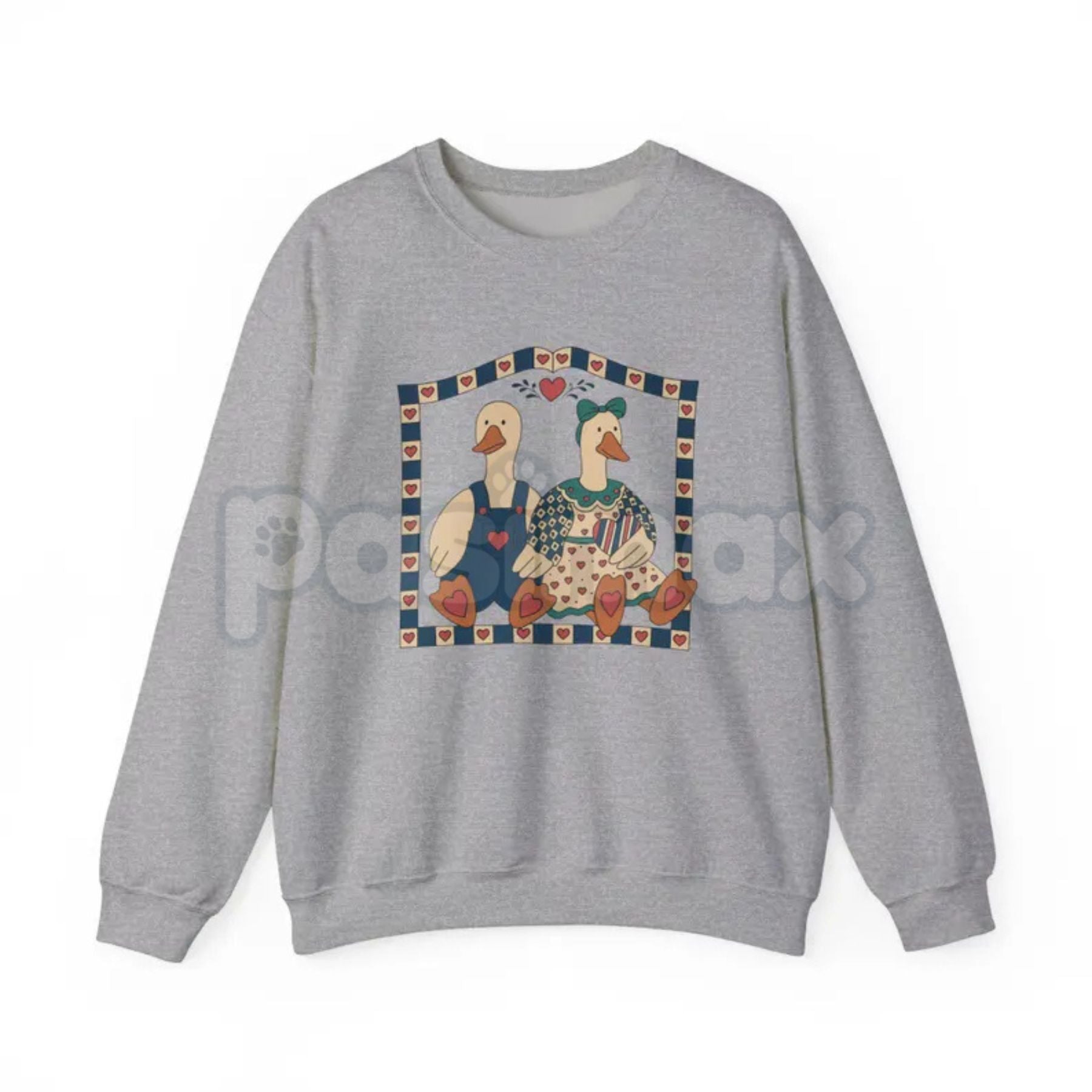 Retro Geese Nature Sweatshirt | Heritage Wildlife Graphic Jumper | Vintage Bird Watcher Crewneck | Minimalist Cabin Core Apparel