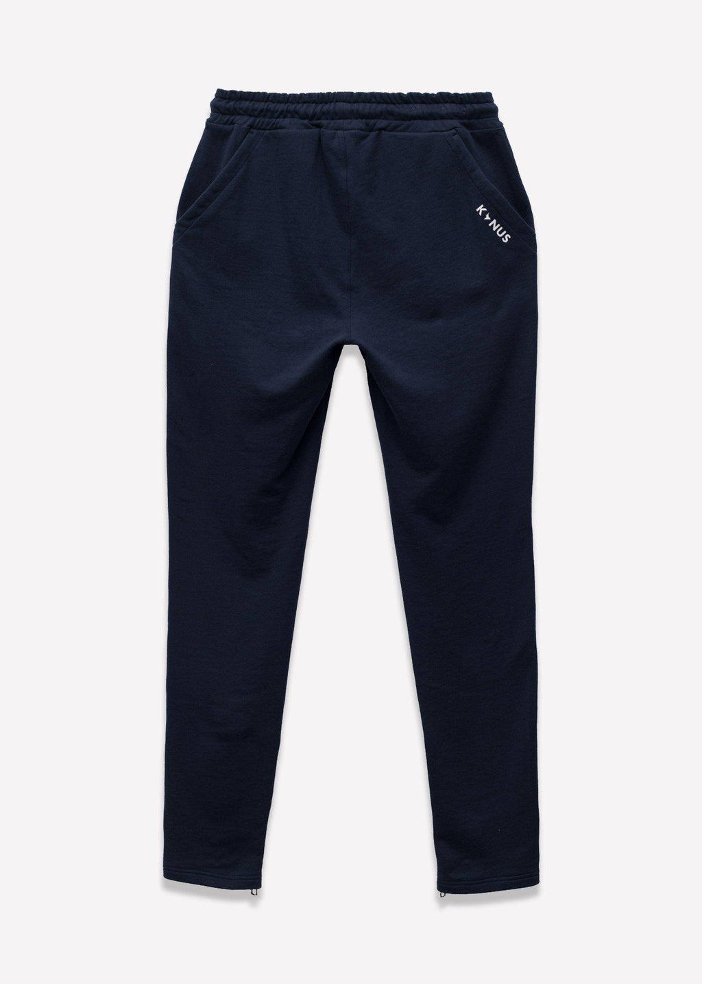 Men's  Zipper Pocket French Terry Sweatpants in Navy