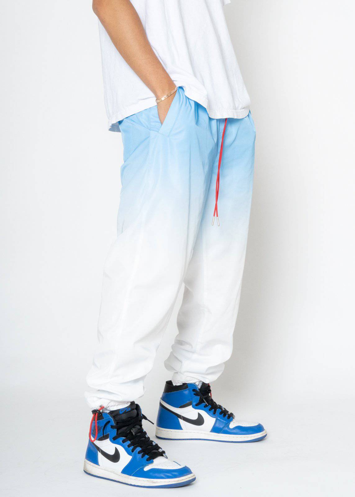 Blank State Men's 3 Stopper Swishy Pants in Ice Blue