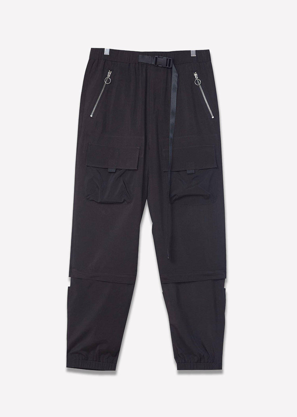 Konus Men's Reflective Wind Cargo Pants in Black