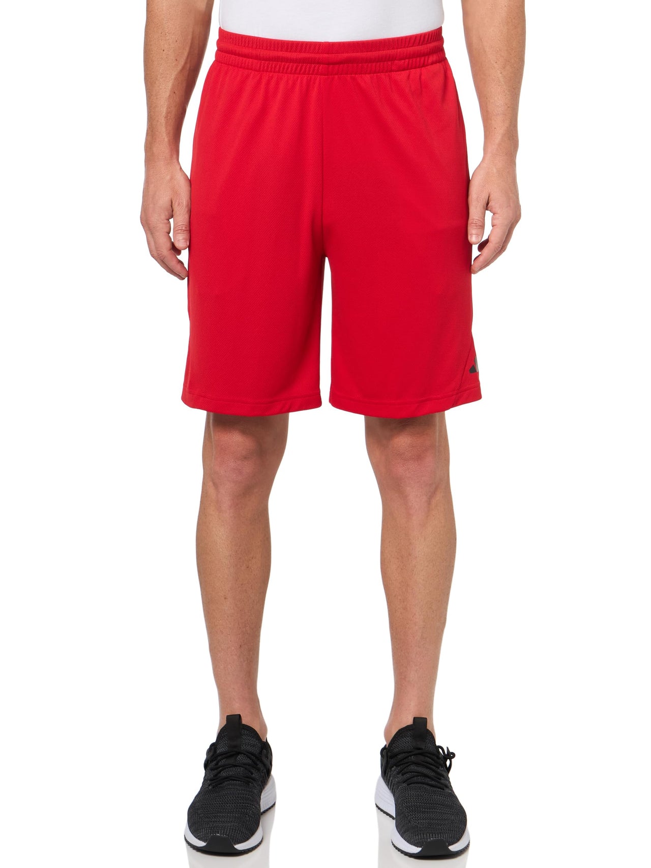 adidas Mens Badge of Sport Basketball Shorts Better Scarlet/Better Scarlet XX-Large/7