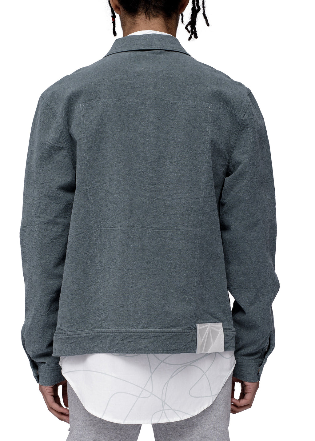 Konus Men's Trucker Jacket In Green