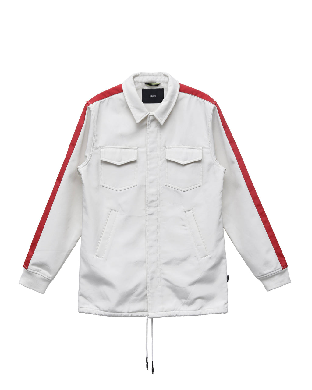 Konus Men's Bonded Fabric Coaches Jacket in White