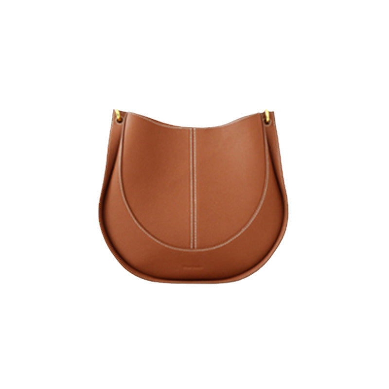 Designer Small Crossbody Bag For Women, Niche Luxury Leather Handbag