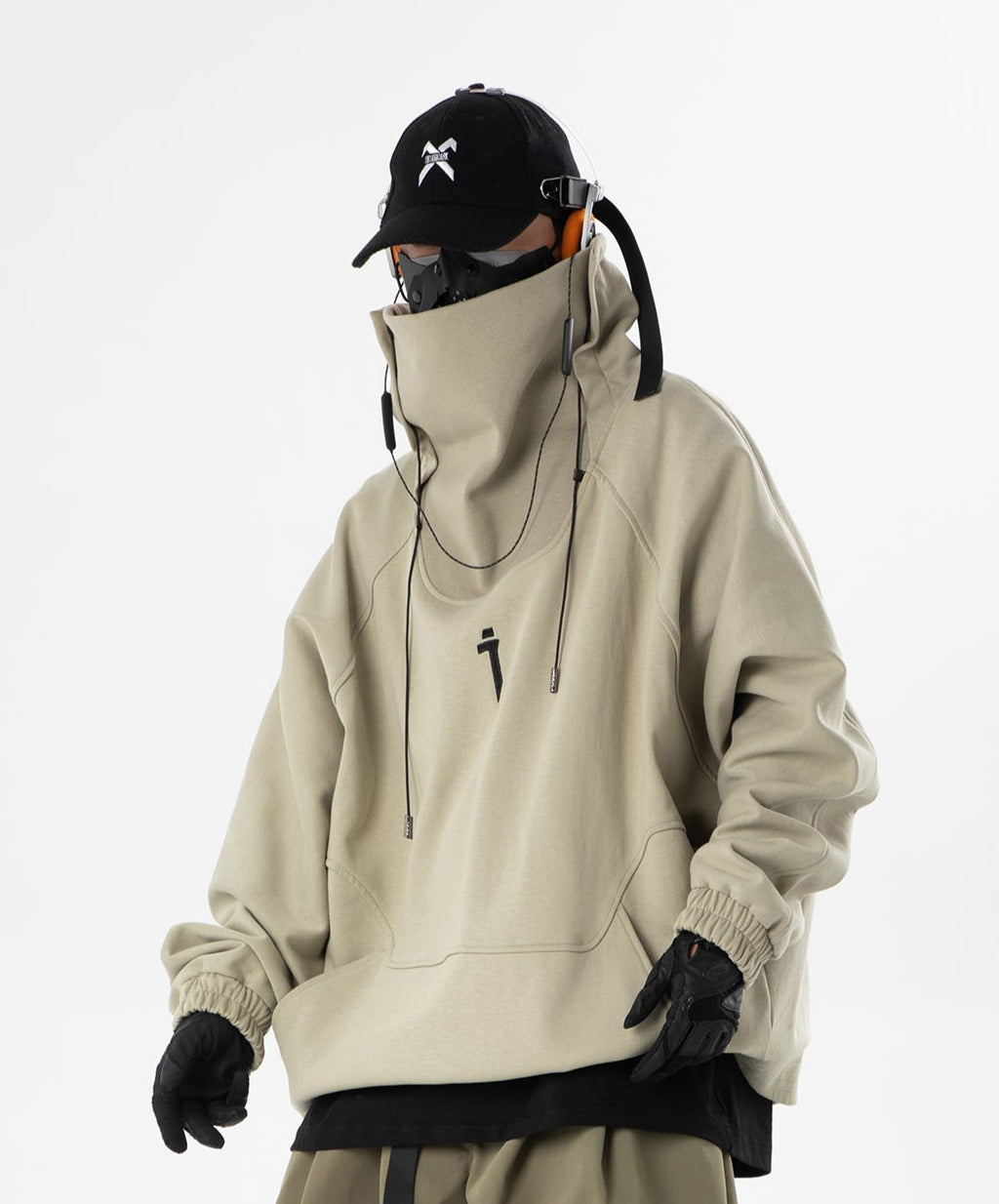 HiH49 Precision High Neck Olive Sweater