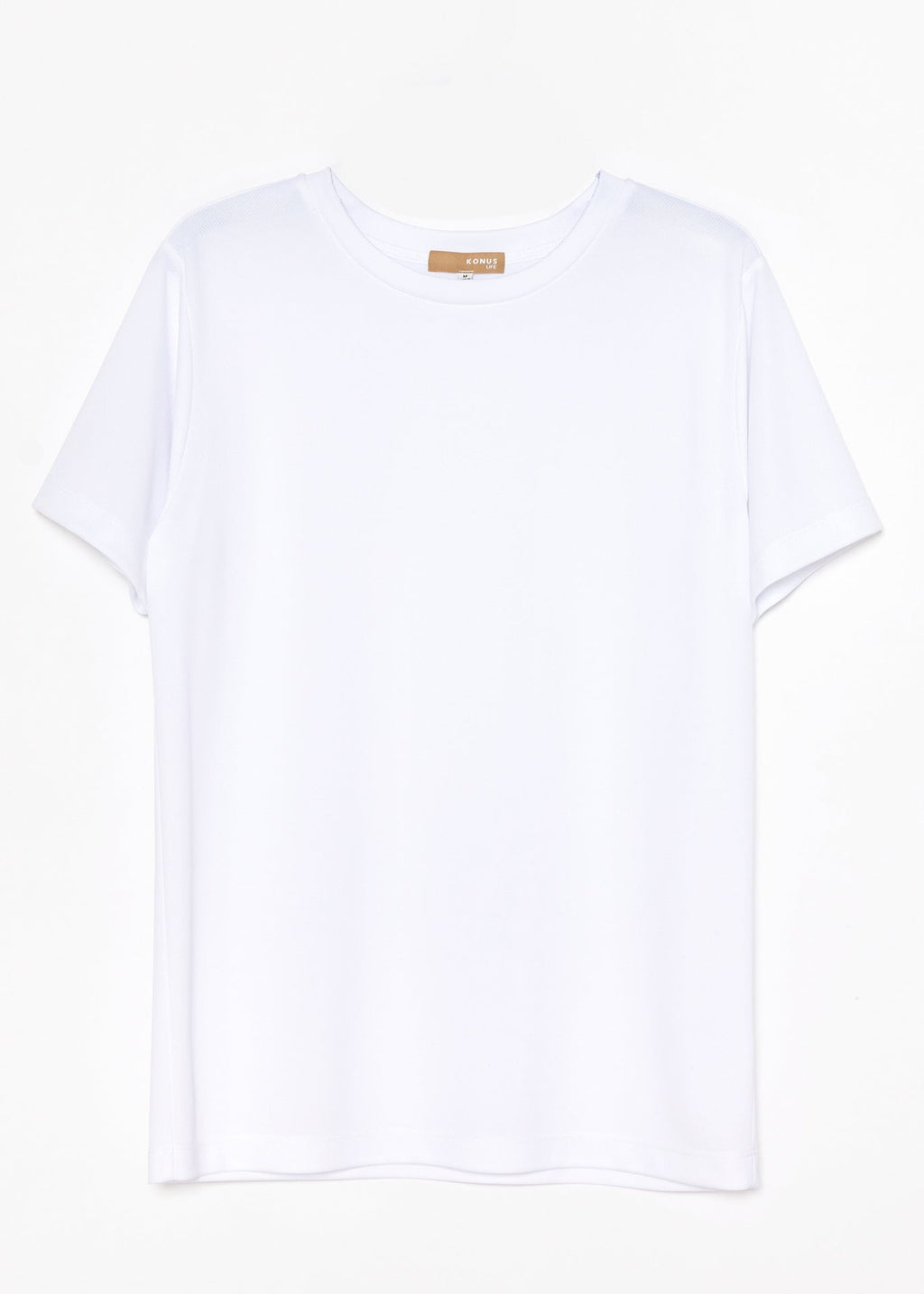 Konus Men's Eco Friendly Reolite Tech T-shirt in White
