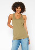 Women's Eco Friendly Reolite Tech Tank Top in Khaki