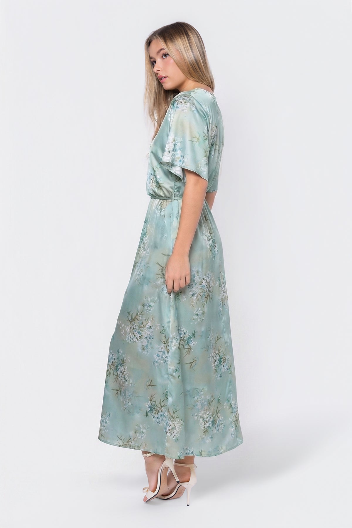 Juniper Dress (Green Flower)