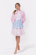 Nora Skirt 23" (Blue Pink)