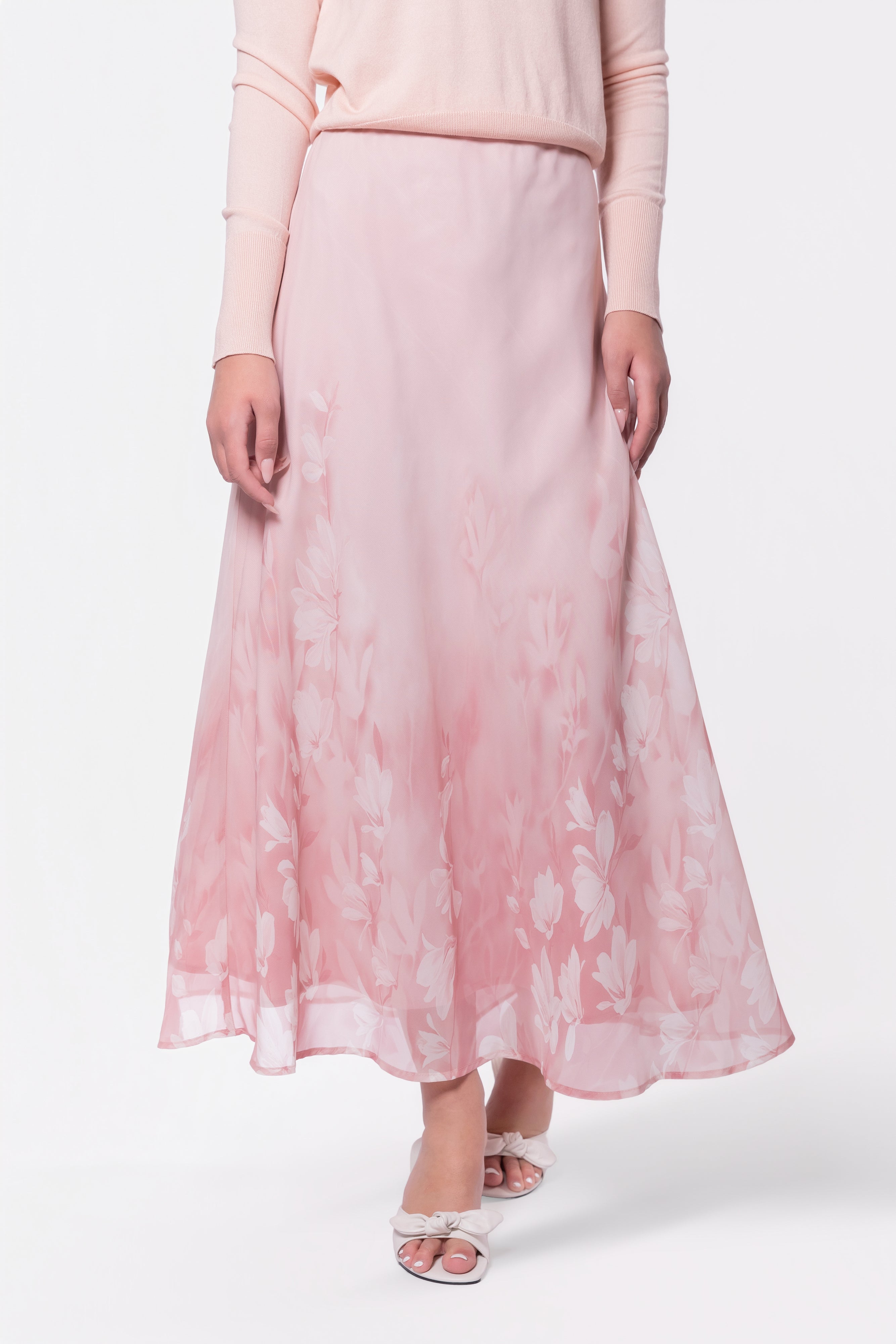 Lisa Skirt (Light Pink Flower)