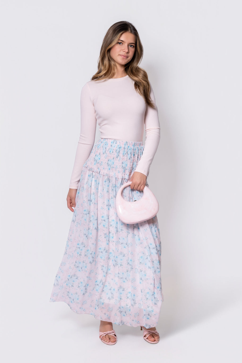 Liana Skirt (Pink /Blue)