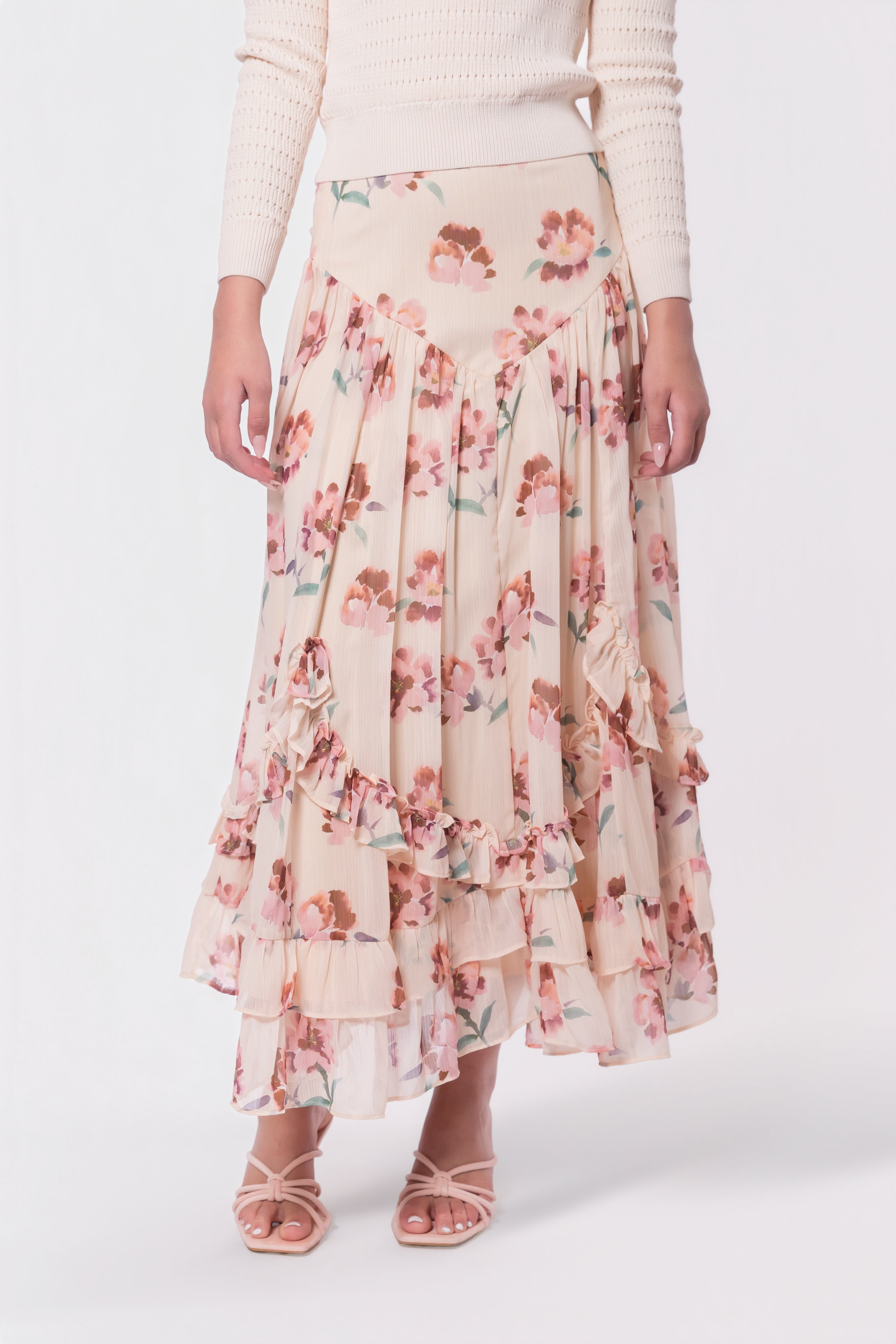 Kalina Skirt (Beige)