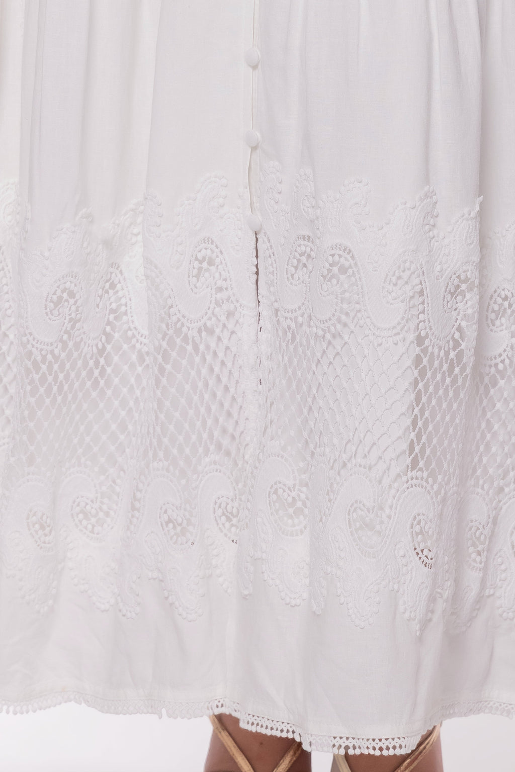 Hallie Dress (White)