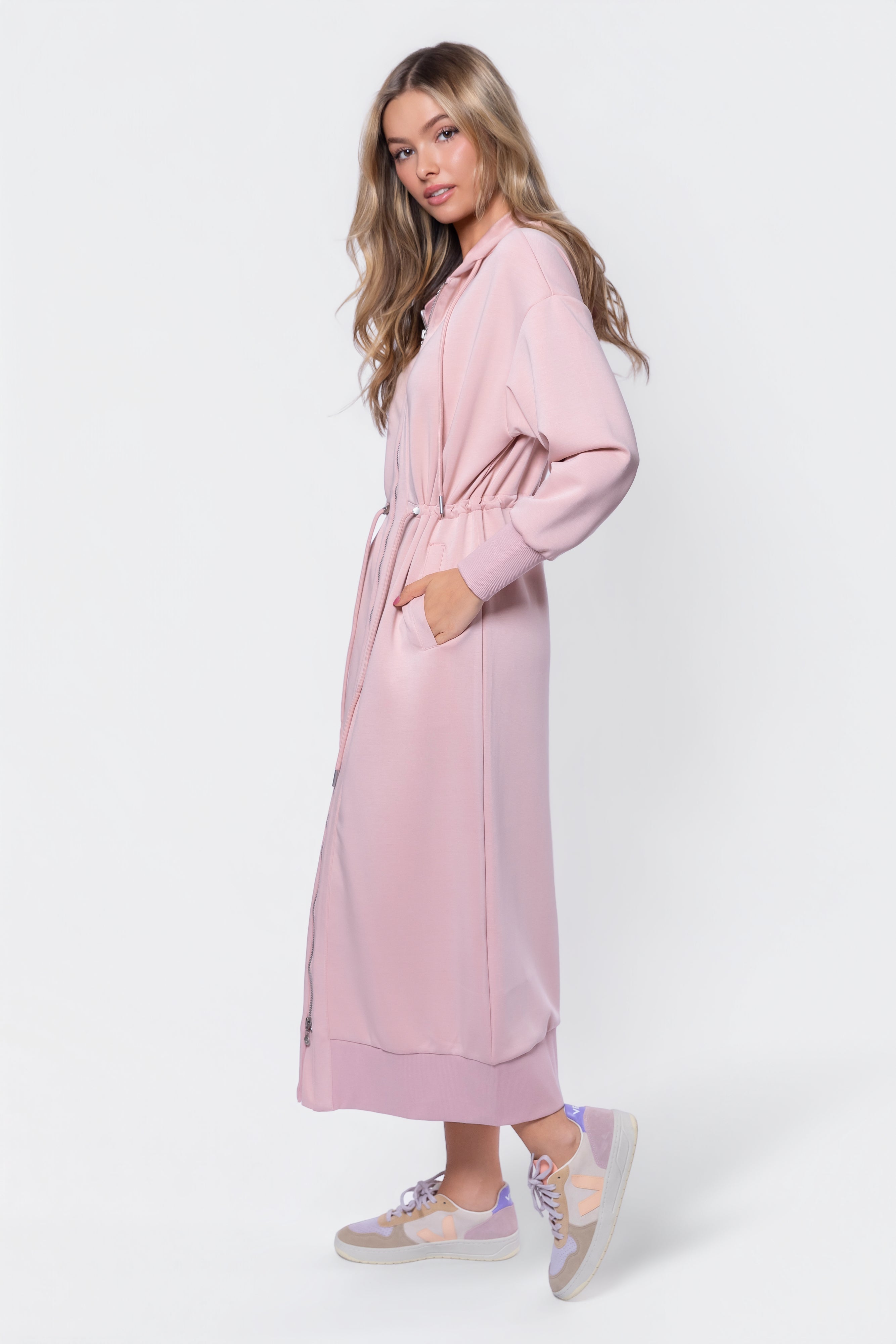 Mina Dress 50" (Pink Blush)