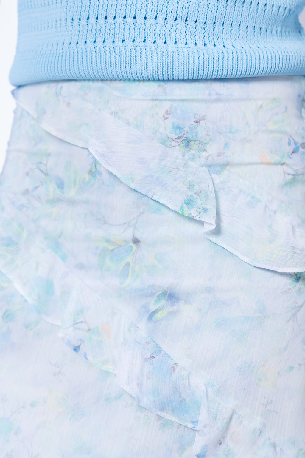 Laurel Skirt (Blue Flower)