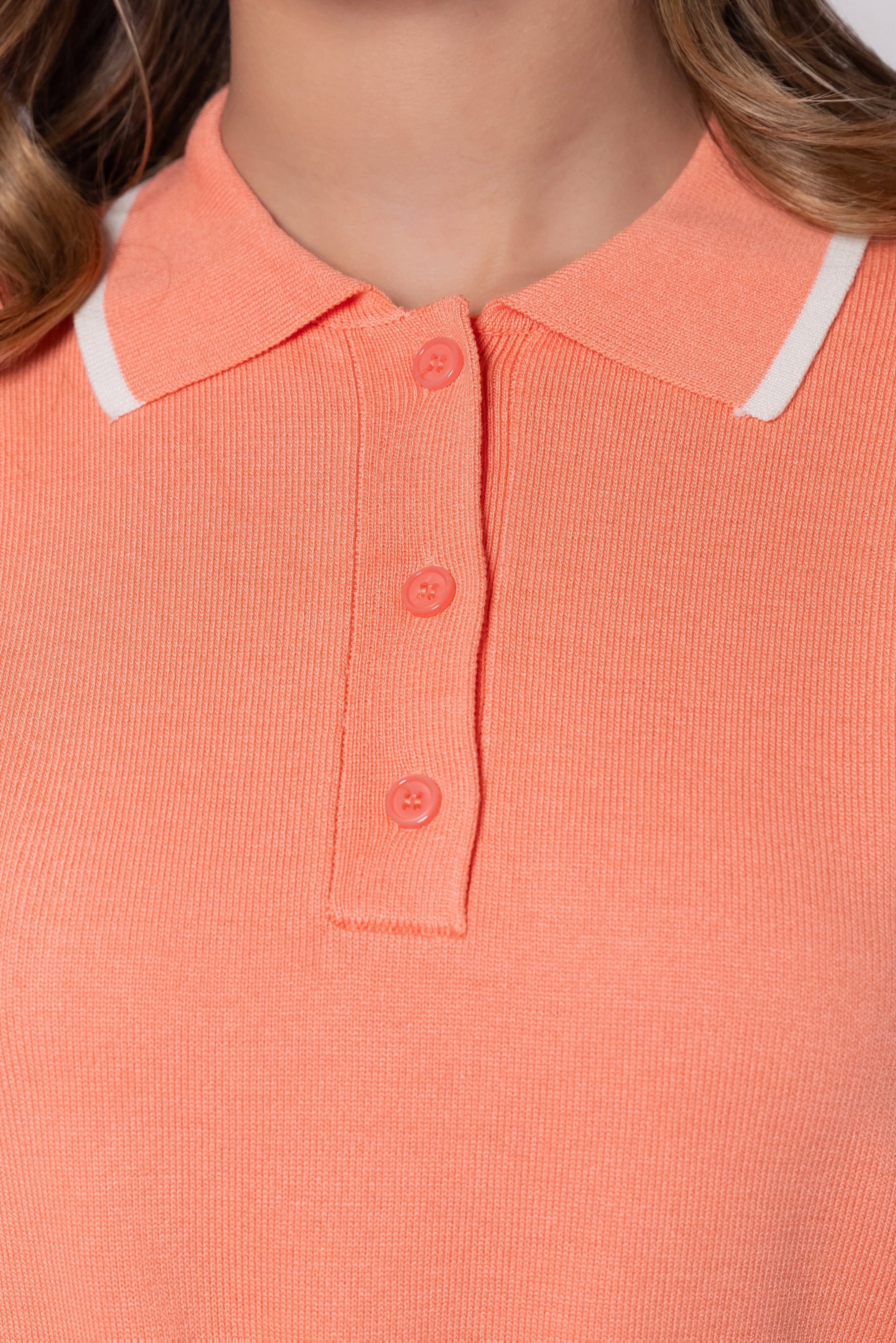 Leah Top (Coral Pink)
