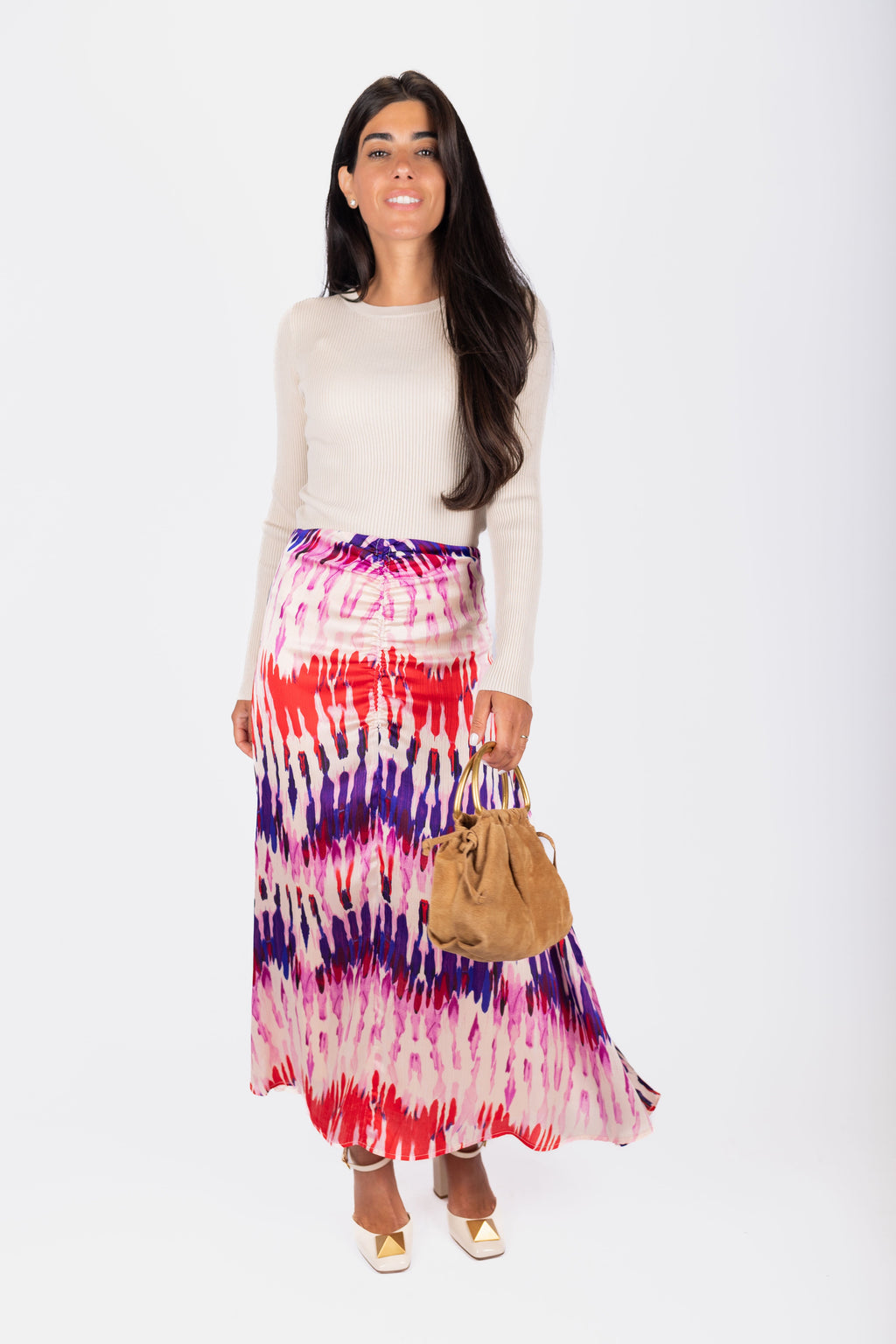 Sylvie Skirt (Purple Multi)