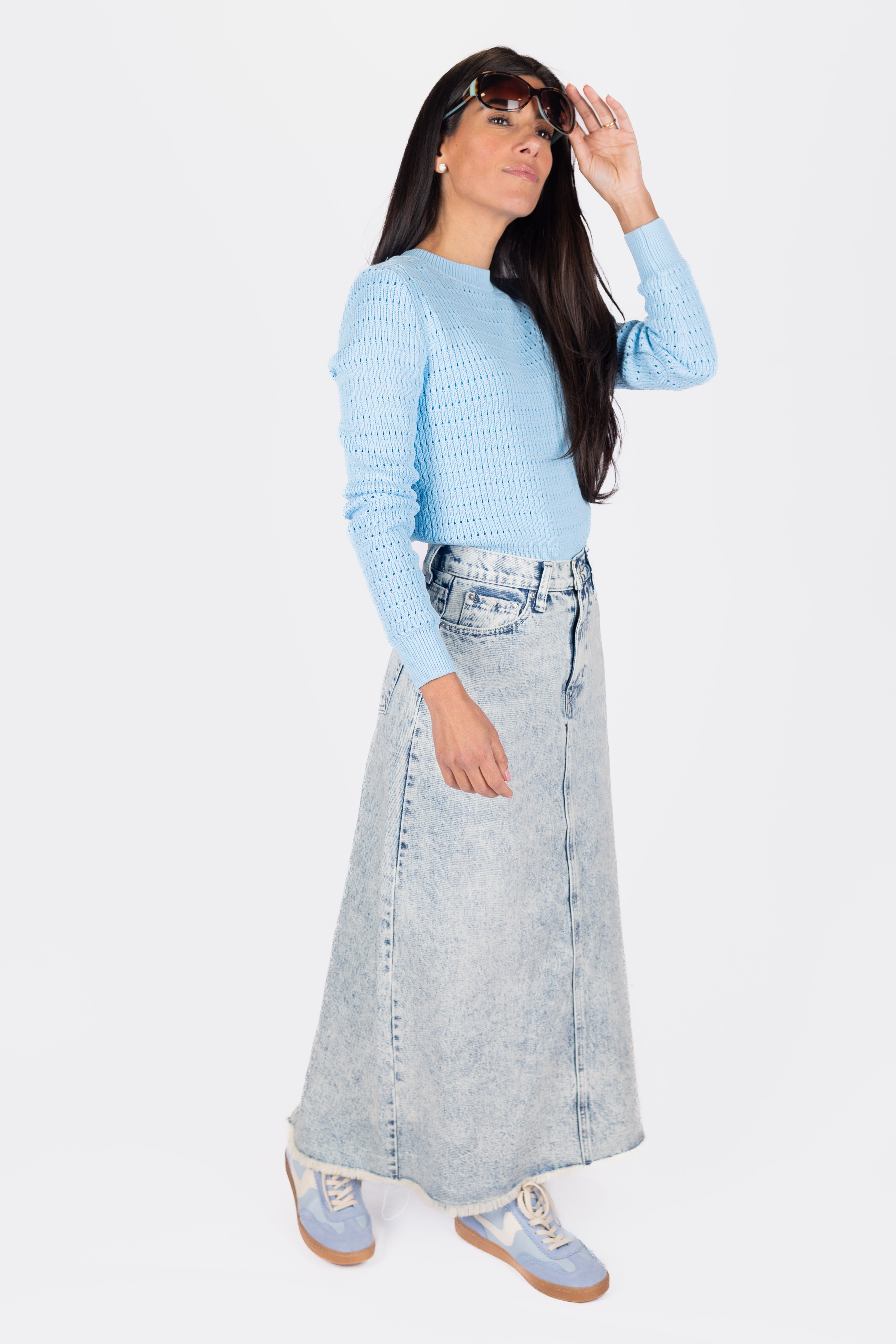 Paige Top (Pastel Blue)