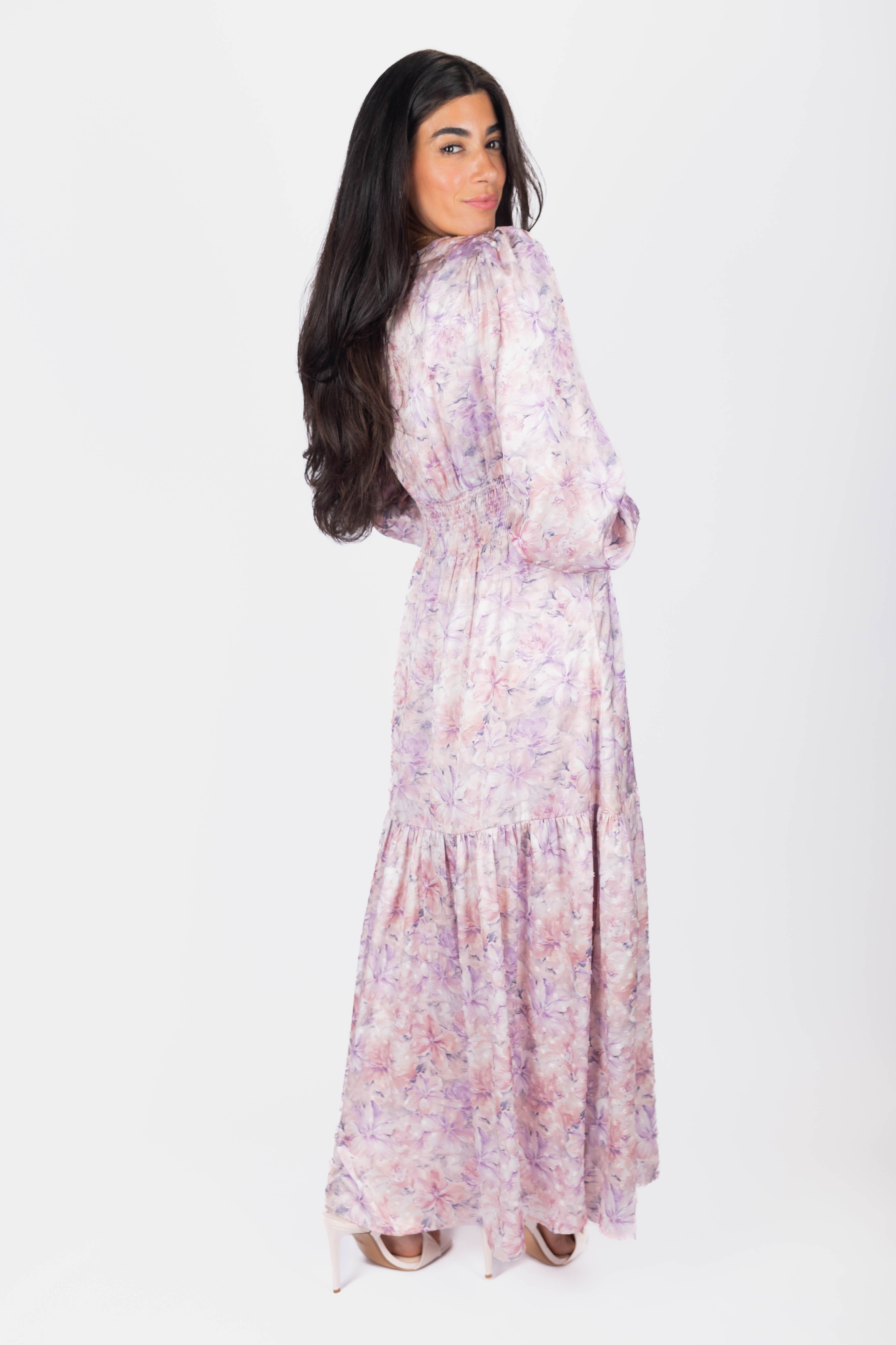 Valentina Dress (Light Peach)