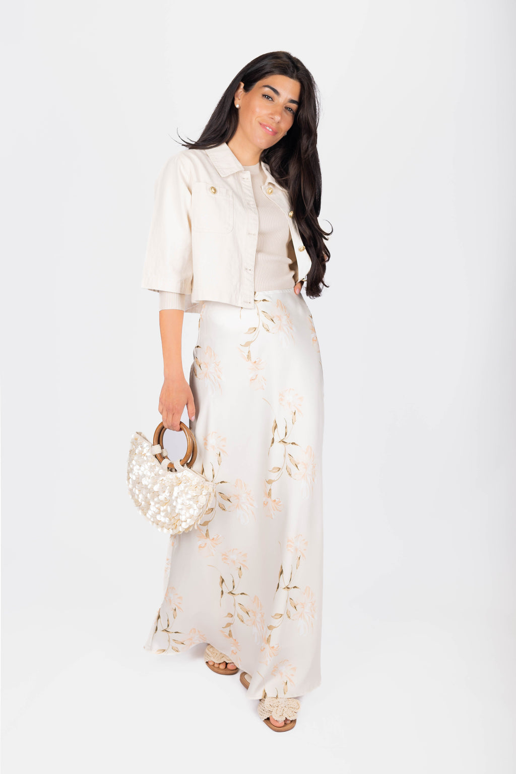 Lisa Skirt 36" (Cream)