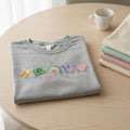 Embroidered Lucky Charm Sweatshirt – St. Patrick’s Day Shamrock & Rainbow Crewneck