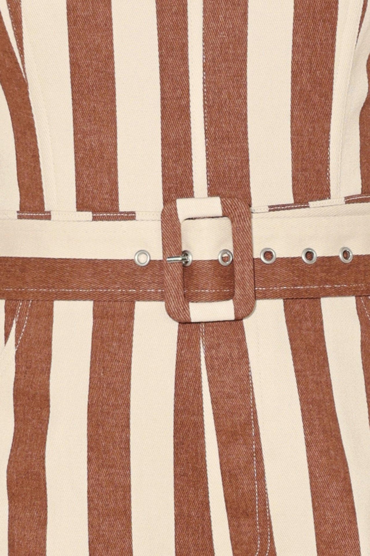 GOLDEN STRIPE ERA WOVEN JUMPSUIT