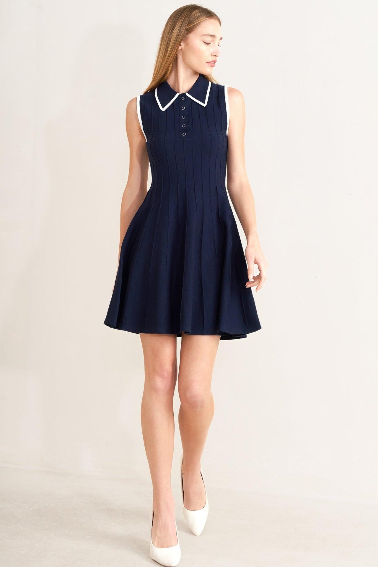 MEET ME IN PARIS SWEATER KNIT MINI DRESS