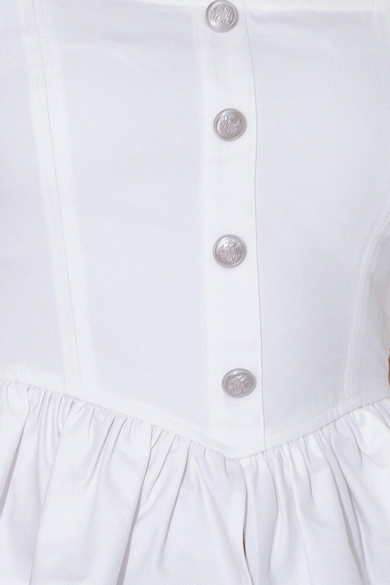 IN THIS MOMENT WHITE WOVEN TOP