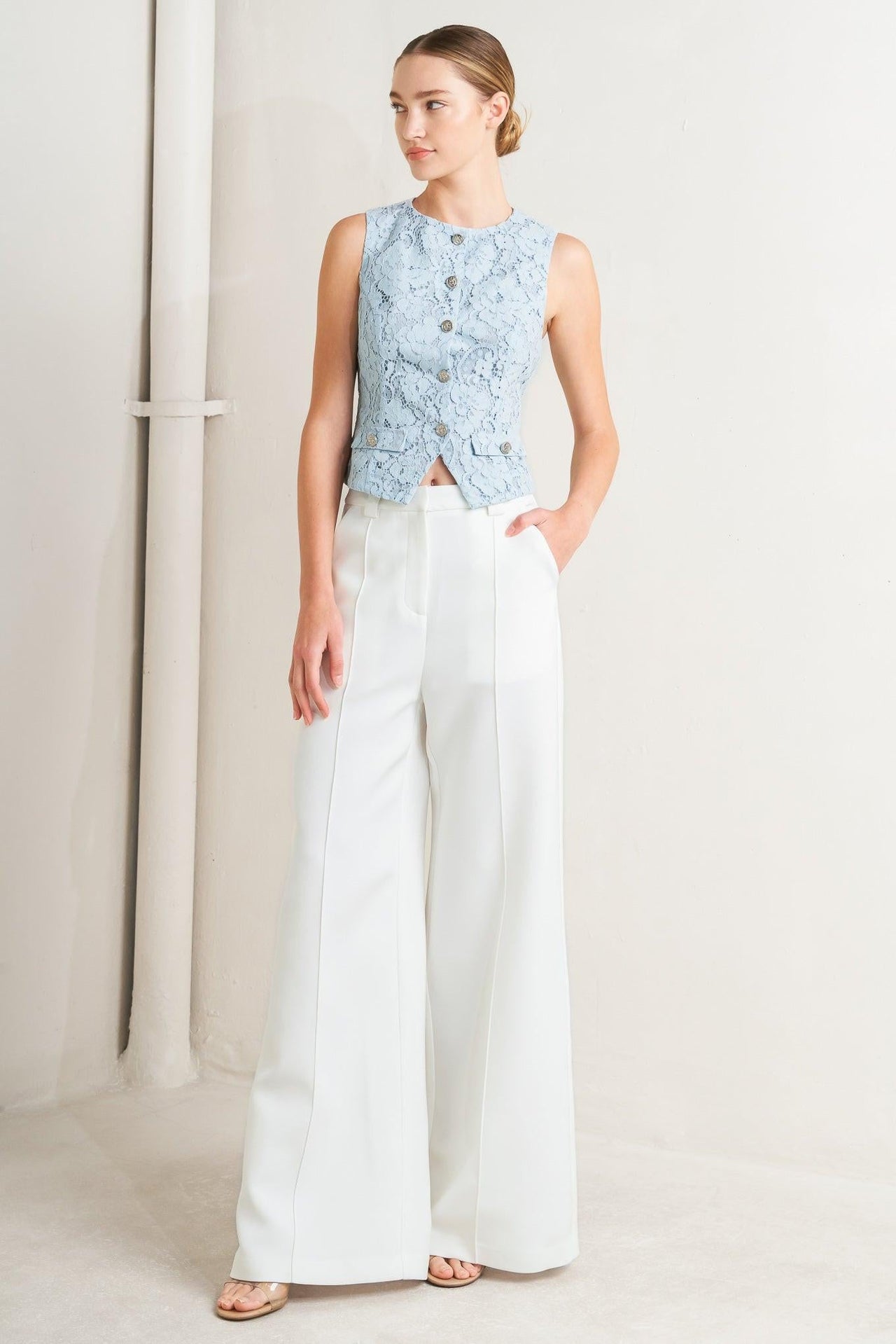 SWEET BUT STRONG WOVEN VEST