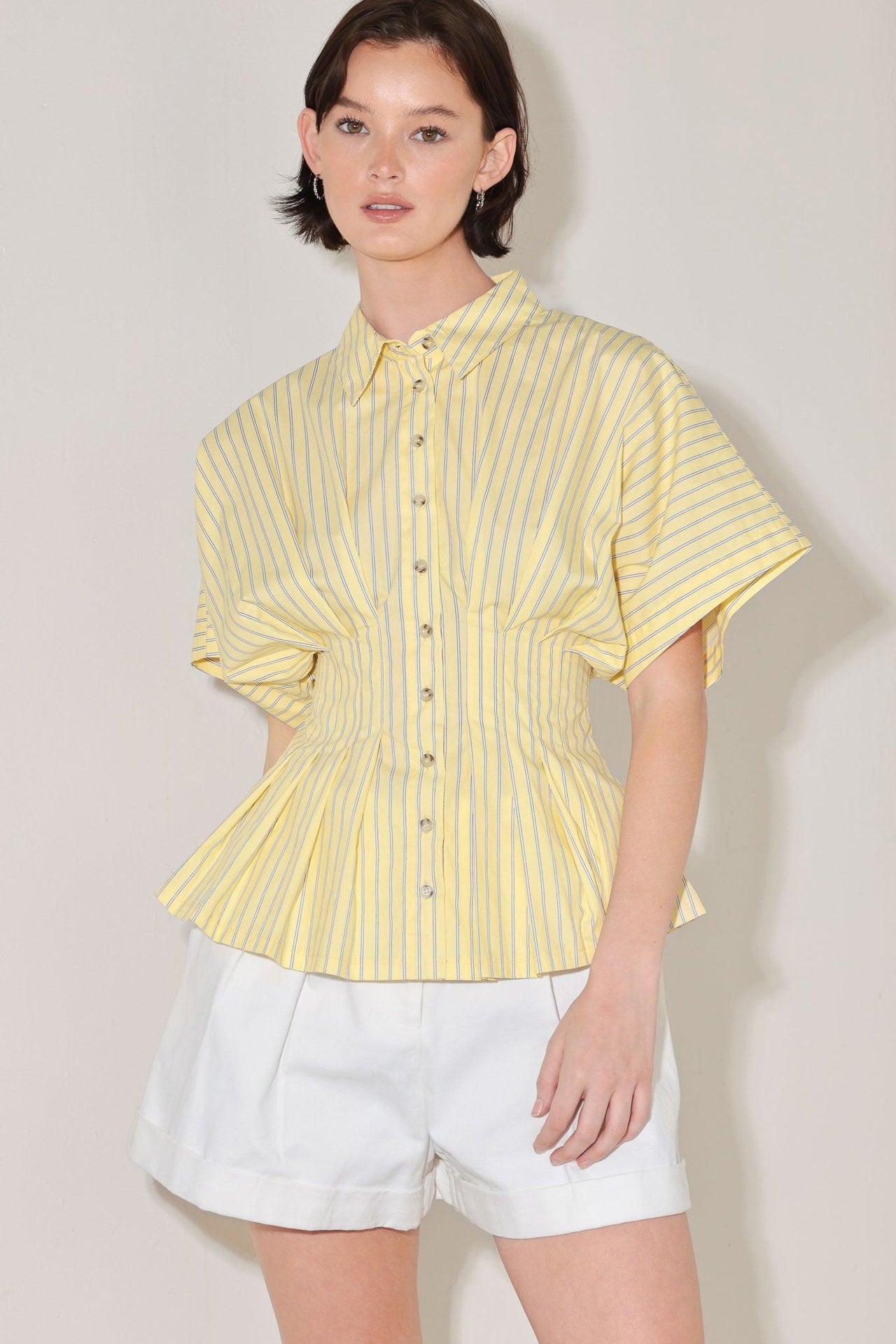 BUTTER MODE ACTIVATED WOVEN TOP