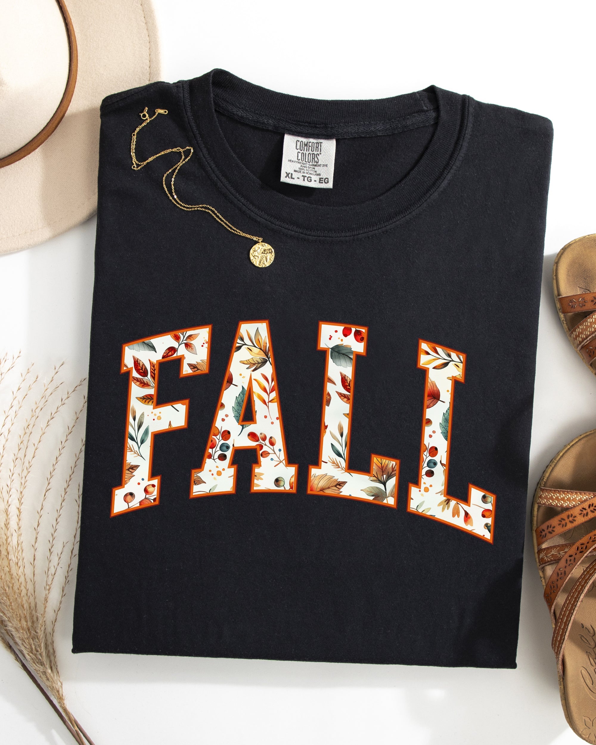 Fall Varsity Autumn Collegiate Retro Vintage Halloween Graphic Comfort Colors Tee