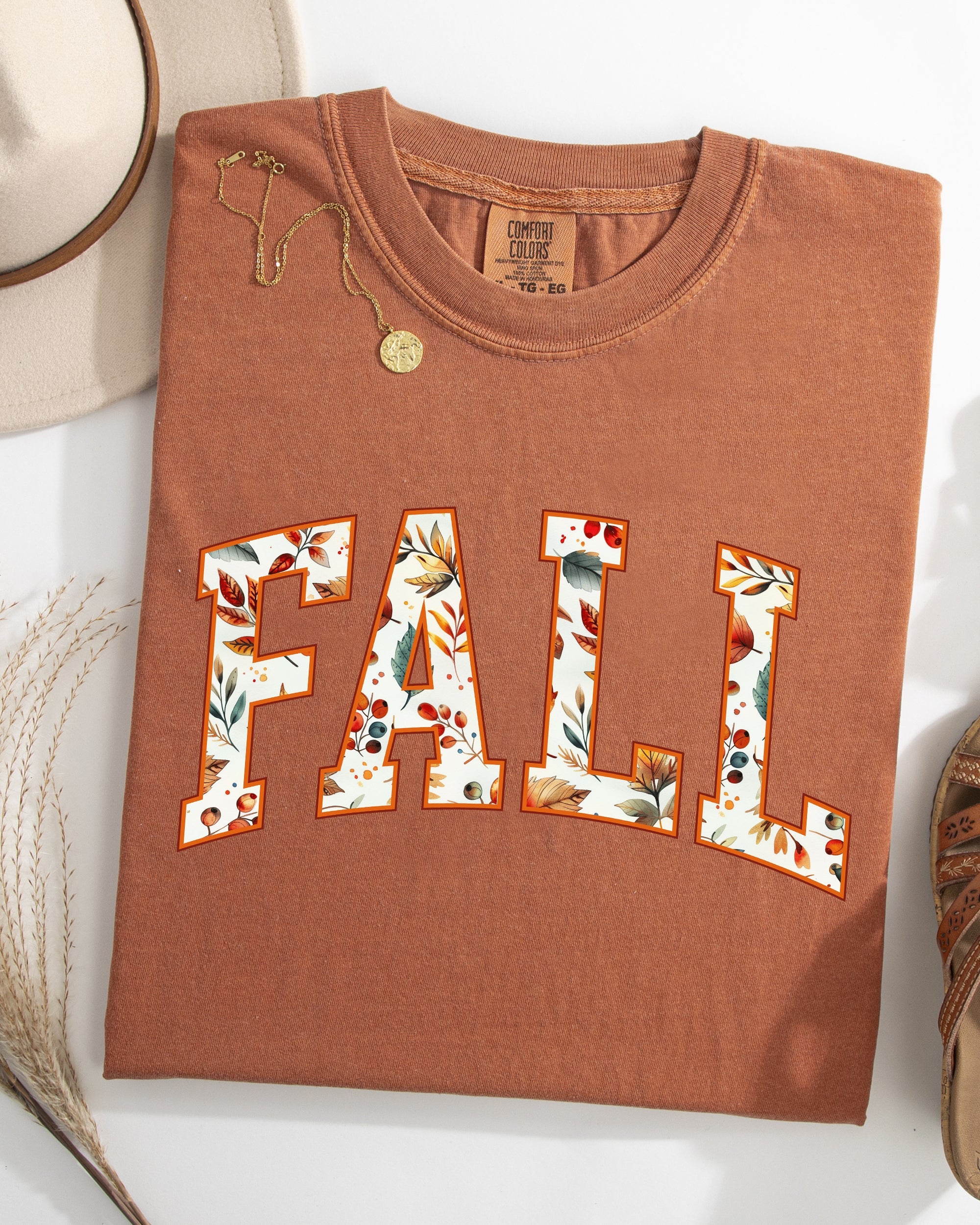 Fall Varsity Autumn Collegiate Retro Vintage Halloween Graphic Comfort Colors Tee