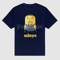 "Funny Minye" Cartoon Graphic Tee - Hip Hop Streetwear T-Shirt, Unisex Humor Top for Women & Men