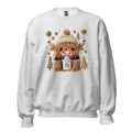 Hazel the Highland Cow Crewneck Sweatshirt | Cute Hairy Coo Graphic Top | Farm Animal Unisex Sweater