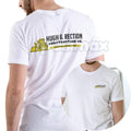 Hugh G Rection Construction Co. Funny T Shirt - Adult Humor Logo Design Tee, Unisex Cotton Black Tee for Men