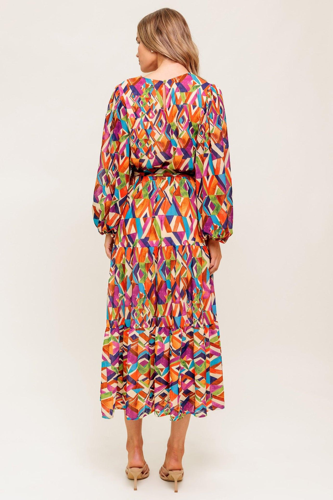 YOUR SWEETIE WOVEN MIDI DRESS