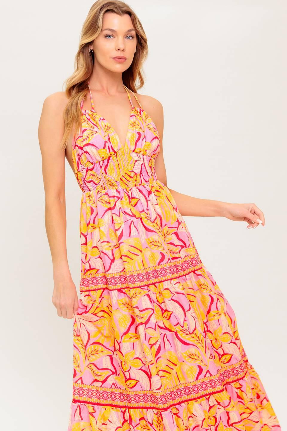 GO WITH GRACE WOVEN MAXI DRESS