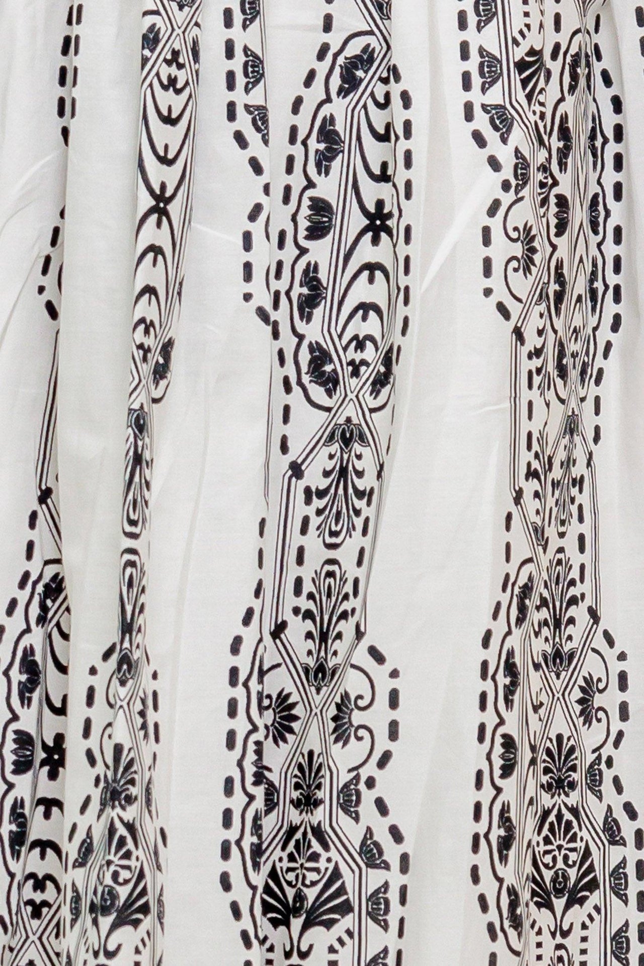 SUMMER SILHOUETTE WOVEN MIDI DRESS