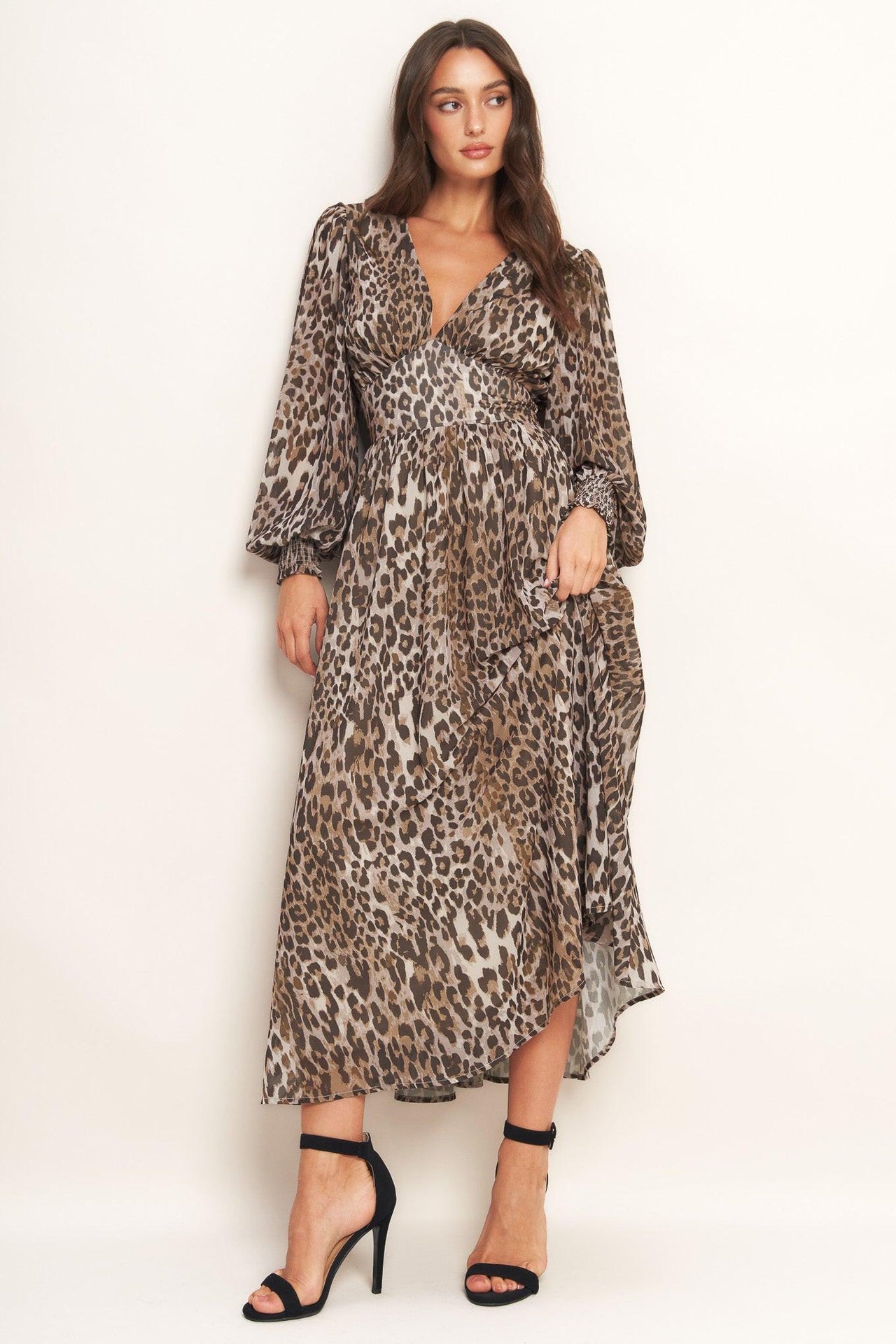 DESERT WALTZ WOVEN MIDI DRESS