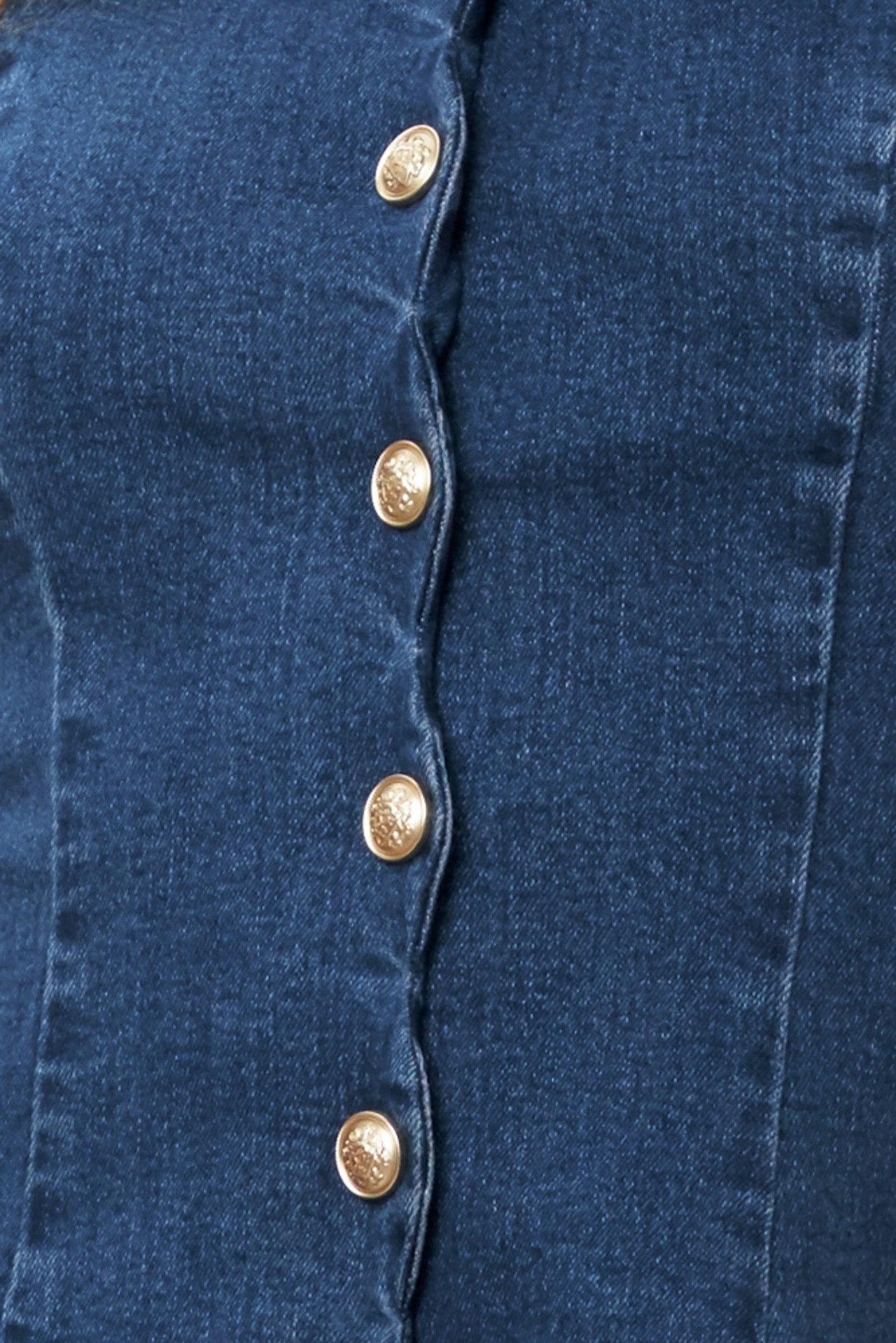 MODERN SWEET DENIM MINI DRESS